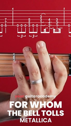 🎸For Whom The Bell Tolls Chorus - Metallica Guitar Tutorial with Tabs and Chords. Save to learn! Follow @yourguitaracademy For Daily Guitar Lessons, Tutorials & Online Courses 💯🔥 Try out the YGA Club 14 day free trial - LINK IN BIO Are you a guitar player looking to take your skills to the next level? For more Guitar Tabs, Guitar Lessons, Guitar Courses & Guitar Tutorials, go check out our social media channels. Also, please don’t forget to follow the page to stay informed about the lessons a