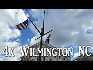 4k Walk Tour Downtown Wilmington North Carolina