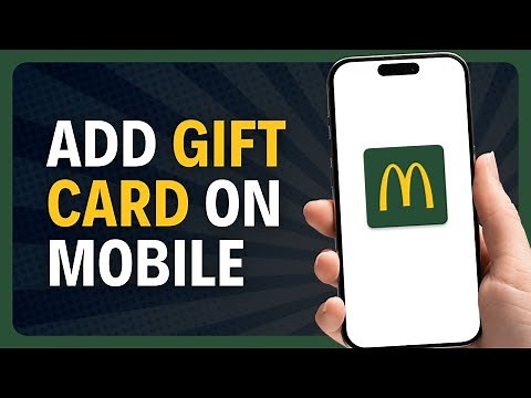 How to Add McDonalds Gift Card on App (2026)