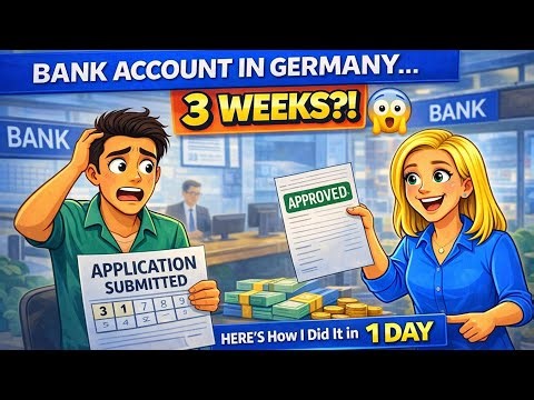 Bank Account in Germany… 3 Weeks?! 😳 Here’s How I Did It in 1 Day | Real German Conversations