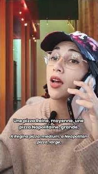 Je commande une pizza (dialogue)