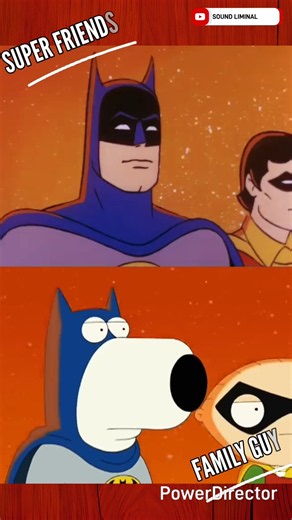 Super Friends | original vs parody #familyguy #dccomics #youtubeshorts