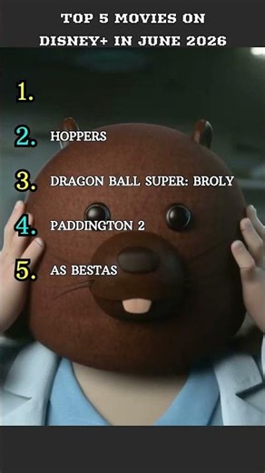 TOP MOVIES ON DISNEY+ JUNE 2026🎞️#avatarfireandash#hoppers #dragonballsuperbroly#paddington2#disney