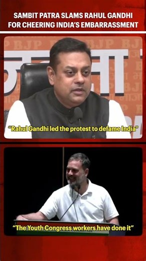 Sambit Patra Slams Rahul Gandhi Over AI Summit Remark | #politics