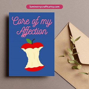Digital Greetings Card - DIGITAL Download - Printable Card - Funny Printable Card - Instant Download Card, Core of My Affection! - Etsy
