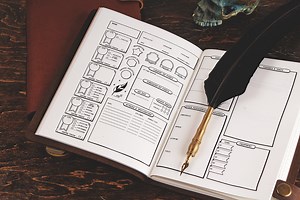 Leather Dnd Character Journal: 5e Player Book, Personalized - Etsy