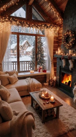 Christmas Magic ASMR: Snow Outside, Fire Inside ❄️🔥 Deep Relaxation Sounds