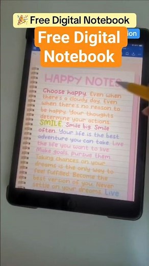 🎉 Grab this Free Digital Notebook | ✨ Digital Planning | ⭐️ Goodnotes