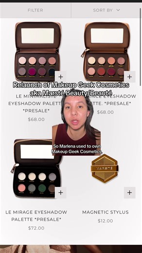 Marsté Beauty Eyeshadow Palette Launch Observations