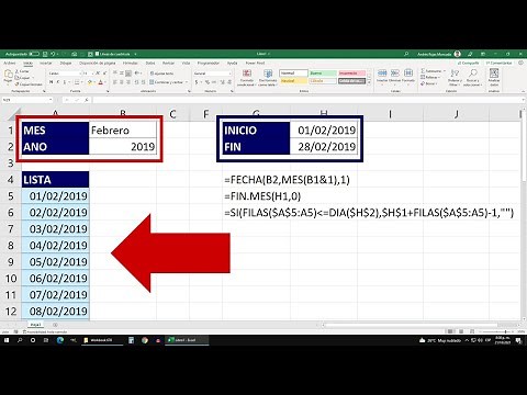 How to Create an Automatic List of Dates by Month and Year in Excel