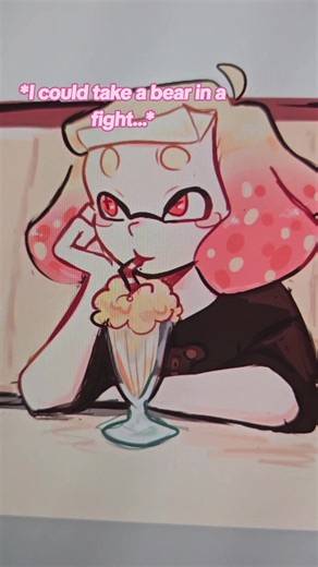 Pearl Thoughts - Nintendo Splatoon Art Featuring Frye X Pearl