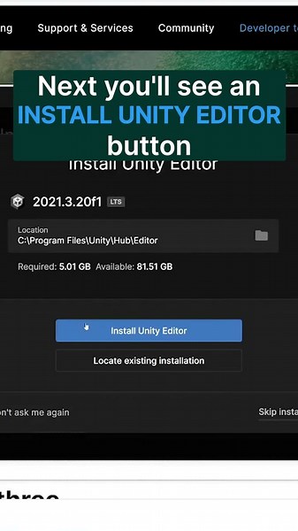 How to download Unity