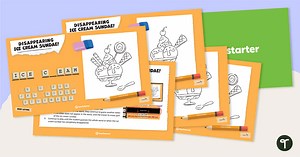 Disappearing Ice Cream Sundae (Hangman Alternative)