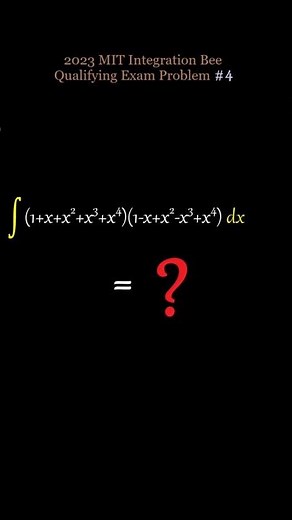 How to solve the integral of "Impossible" Polynomials (2023 MIT Integration Bee)