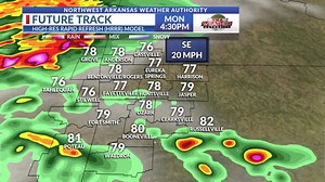 2.9K views | From your Weather Authority Team... here's your latest forecast update. | KNWA & FOX24 - Northwest Arkansas & River Valley News | Facebook