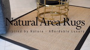 Natural Area Rugs 100% Natural Fiber Handmade Seattle, Brown/Multi Sisal Rug, 6' x 9' Brown Border