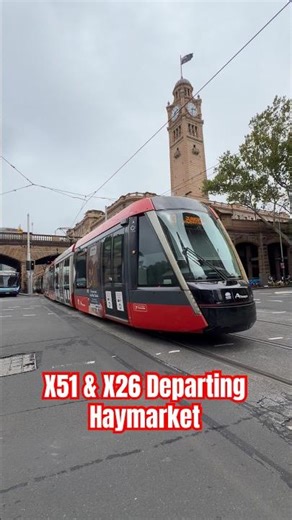 X51 & X26 Departing Haymarket #shorts #sydneytrainsvlogs #travel #travelvlog #publictransport