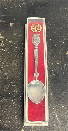 Vintage French Souvenir Spoon Tarascon, Collectible France Spoon With Coat of Arms, Mid Century Travel Souvenir, Silver Tone Spoon - Etsy UK