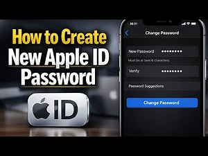 How to Create New Apple ID Password (Account Recovery Fix)