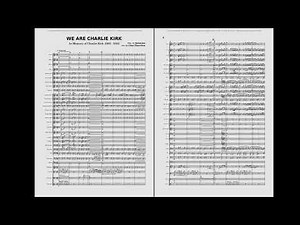 “We Are Charlie Kirk” by Splaxema for Concert Band (Arr: Chua Than Siew)