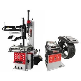 Atlas Platinum PTC300 Wheel Clamp Tire Changer   PWB50 Computer Wheel Balancer Combo