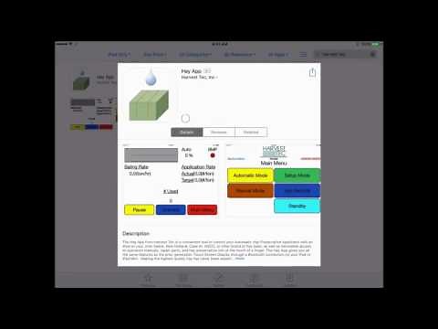 Install Harvest Tec Hay App on iPad for Automatic Applicators