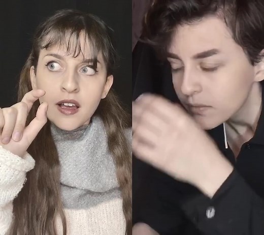 we are undercover and my sister says my real name by accident.... “credit to the original creator” #fyp #pov #acting