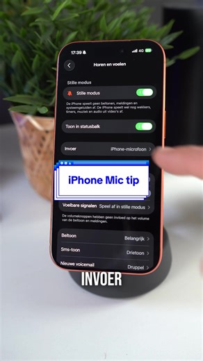 Standaard een andere microfoon kiezen op je iPhone: het kan! 😍 #iphonetips #iphonetricks #appletips #appletricks #techtok