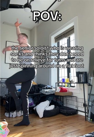 Fight me on this one… Socks are lazy !! Use your relevé - thanks !! #dance #contemporarydance #dancecompetition #throwbacksongs #dancersoftiktok