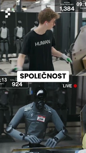 Člověk vs. robot? 😱 Figure AI ukázala budoucnost práce! #robot #ai