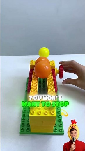 Let's build a Lego ball launcher! 🧱🎯🚀 #funnyvideos#toys