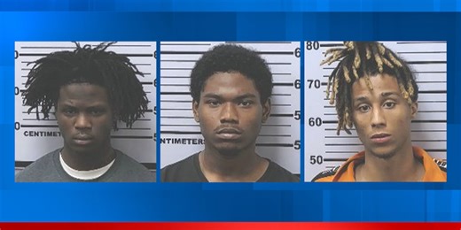 Mobile police arrest 3 men accused of robbing victim of gun