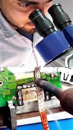 How to replace the micro usb charging connector #microusb #mobile #charging #soldering