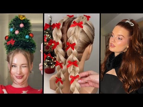 Try One Of These Christmas Hairstyles Tutorial Compilation