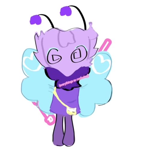 everythings so confusing! what should i do?! @goob #flutter #butterfly #dandysworld #flutterdandysworld (song name: into dust, by lilypichu)
