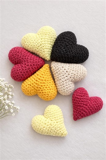 Amigurumi Crochet Heart Pattern, Beginner Friendly (PDF   Video) - Etsy