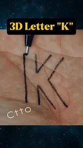 166K views · 714 reactions | 3D Letter "K", #viralsreelsシ #reelsviralシ #viralreelsシ #reelsfbシ #trendingreels #fypシ #Amazing #3d #drawing #letters | Mommajhen Vlog | Facebook