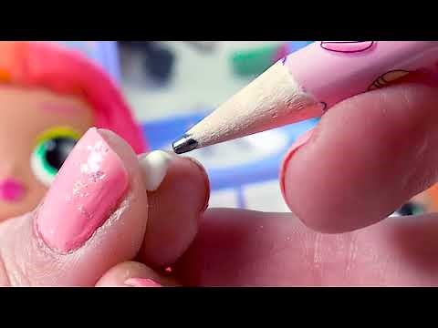 DIY Easy Night Sleep Time Clothing + Clay Toothbrush Craft LOL Video
