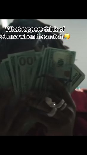 What rapper think of gunna when he snitches to LAPD about the rapper