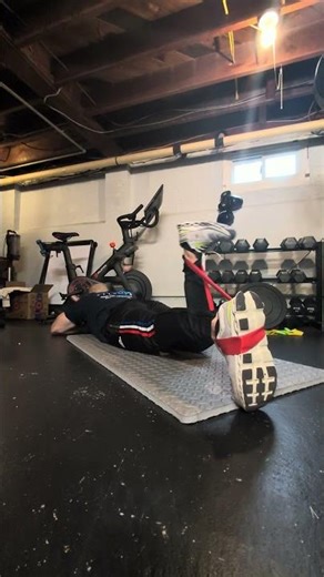 Lying Banded Hamstring Curls