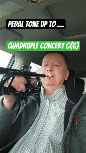 Homey got a concert #G6 on a #pampet #plastic #trumpet #highnotes and Chapstick