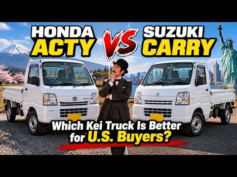 Honda Acty vs Suzuki Carry: Which Kei Truck Is Better for U.S. Buyers?
