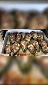 ピーマンの肉詰めを作る #かんたんレシピ #cooking #料理 #food