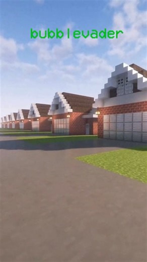 Infinite Suburbs in Minecraft #minecraft #liminalspace #backrooms #suburbia #bubblevader