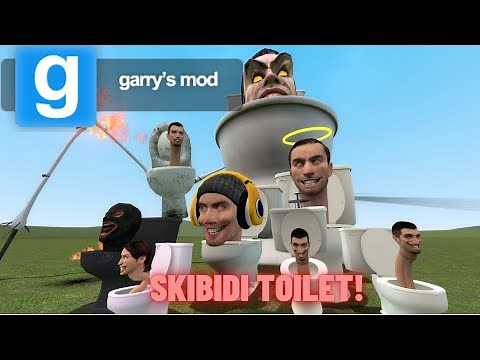 Skibidi Toilets Invade Garry's Mod! (Gmod Mod Reviews)