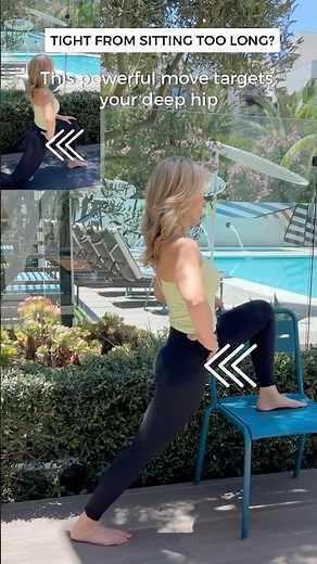 😩 Tight from Sitting Too Long? ✅ One Powerful Stretch for Relief!