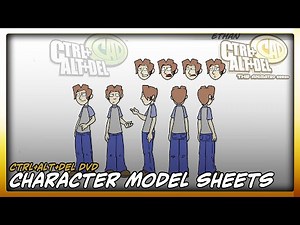 Character Model Sheets | Ctrl+Alt+Del Extras