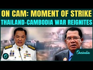 UNSEEN VIDEO: Dramatic Footage shows Moment of Thailand’s STRIKE on Cambodian Army Base| All-Out War
