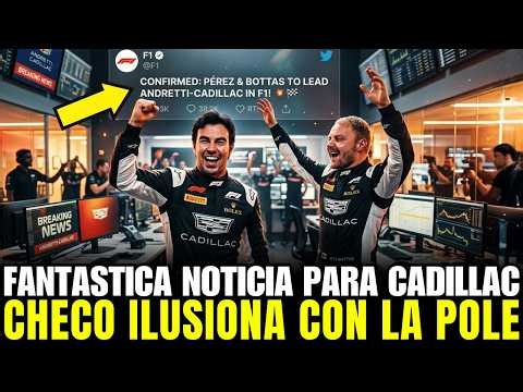 🚨 THEY'RE NOT GIVING UP! CHECO PÉREZ and CADILLAC F1 receive BIG NEWS that could CHANGE EVERYTHING