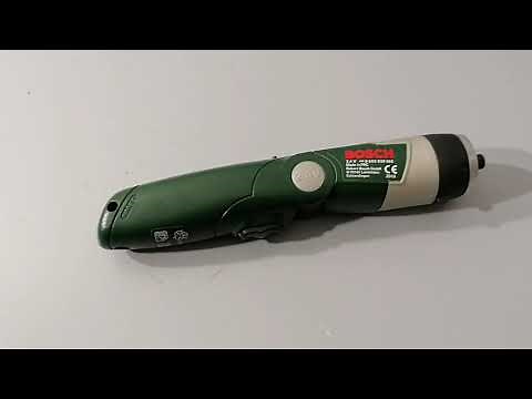 Bosch PSR 2.4v cordless screwdriver - battery replacement